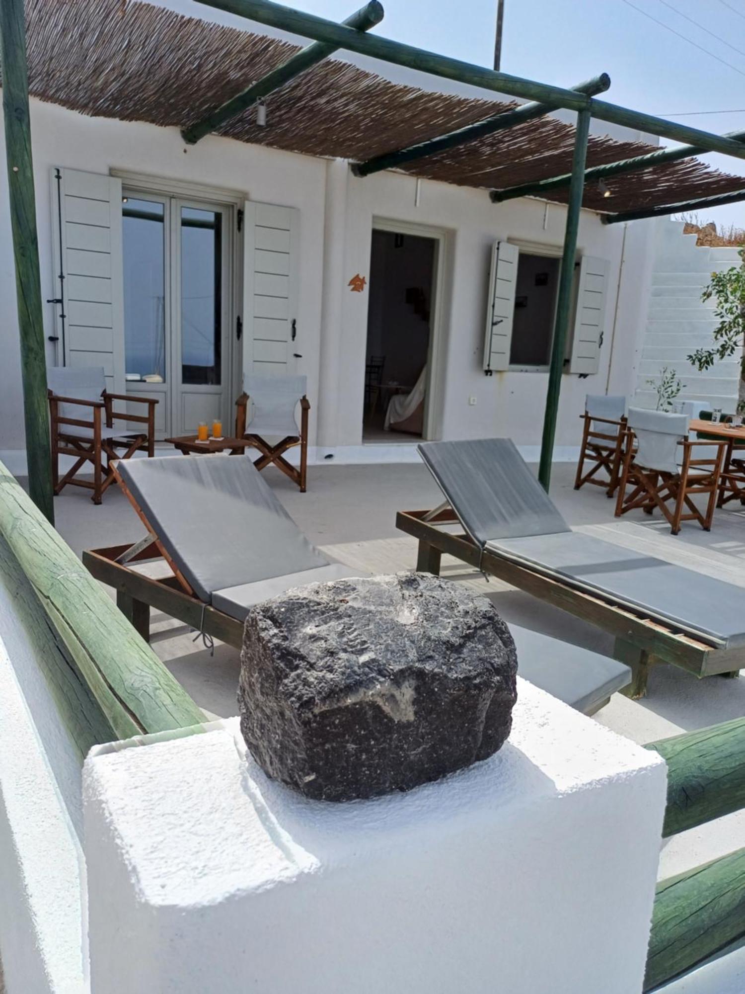 Вілла 'Irene' Cycladic House With Sunrise And Sea View! Foinikia  Екстер'єр фото